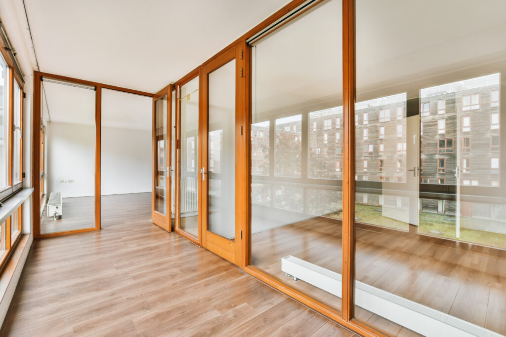 Large glass door replacment from floor to ceiling