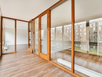 Large glass door replacment from floor to ceiling
