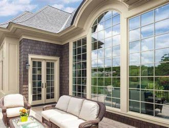 large picture windows